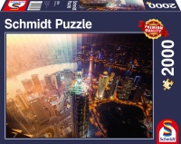 Schmidt 58239 Tag und Nacht -Zeitscheibe 2000 Teile Puzzle