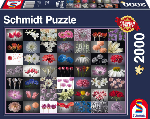 Schmidt 58297 Blumengruß 2000 Teile Puzzle