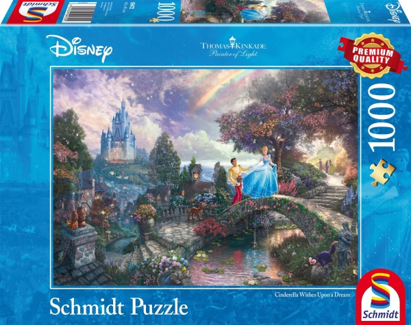 Schmidt 59472 Disney Cinderella Thomas Kinkade 1000 Teile Puzzle