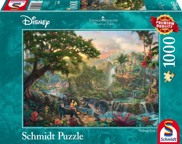 Schmidt 59473 Disney Dschungelbuch Thomas Kinkade 1000 Teile Puzzle