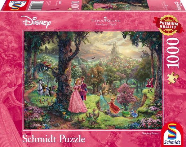 Schmidt 59474 Disney Dornr&ouml;schen Thomas Kinkade 1000 Teile Puzzle