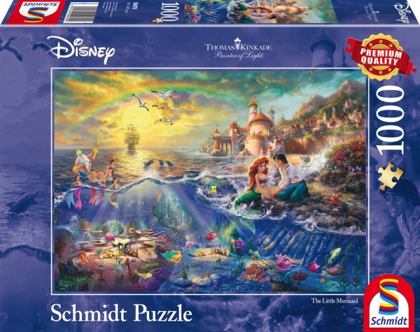 Schmidt 59479 Disney Arielle Thomas Kinkade 1000 Teile Puzzle