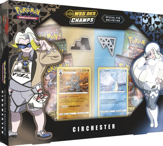 Pokemon Weg des Champs Circhester-Arena Spezial Pin Kollektion DE