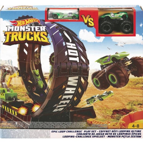 Mattel GKY00 Hot Wheels Monster Truck Looping-Challenge