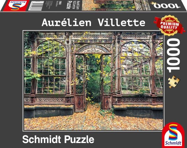 Schmidt Spiele 59683 Aurélien Villete - Bewachsene Bogenfenster 1000 Teile Puzzle