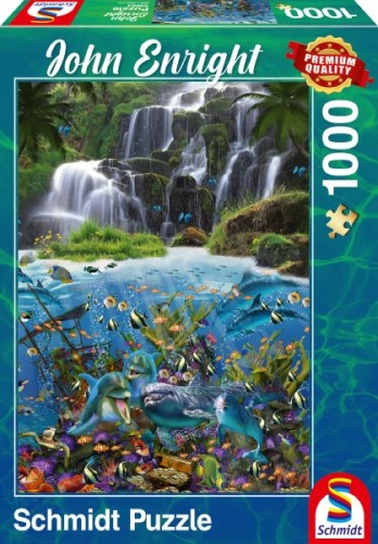 Schmidt 59684 John Enright - Wasserfall 1000 Teile Puzzle