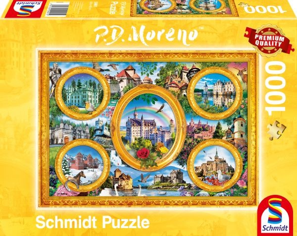 Schmidt 59901 P.D. Moreno - Schlösser 1000 Teile Puzzle