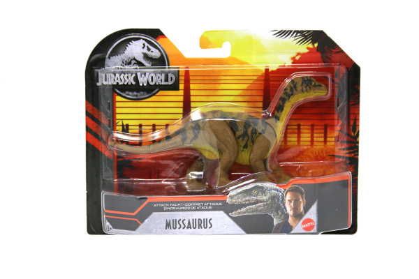 Mattel GMP74 Jurassic World Attack Pack Mussaurus