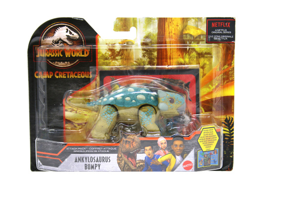 Mattel GMP71 Jurassic World Attack Pack Ankylosaurus Bumby