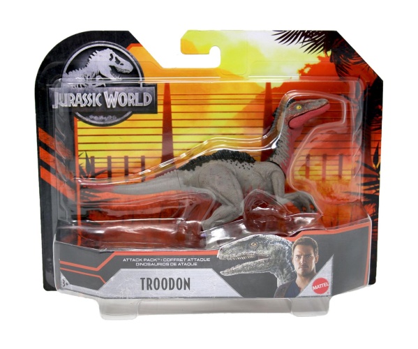 Mattel GVF32 Jurassic World Attack Pack Troodon Dinosaurier
