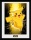 Pokemon Pikachu Kunstdruck im Bilderrahmen