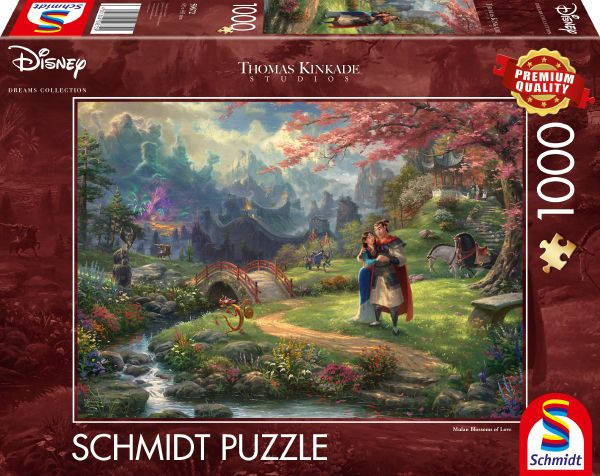 Schmidt Spiele 59672 Kinkade Disney Mulan 1000 Teile Puzzle