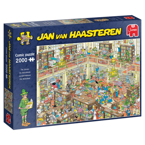 Jumbo 20030 Jan van Haasteren - Die Bibliothek 2000 Teile Puzzle