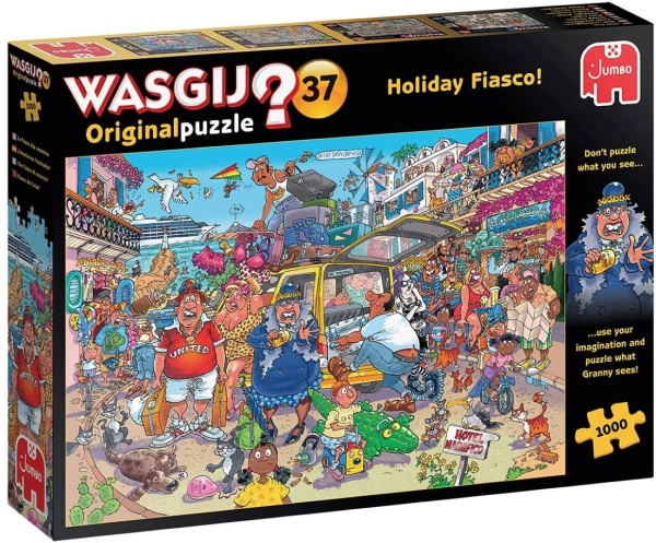Jumbo 25004 Wasgij Original 37 - Holiday Fiasco! 1000 Teile Puzzle
