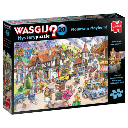 Jumbo 25002 Wasgij Mystery 20 - Idylle in den Bergen! 1000 Teile Puzzle