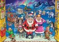 Jumbo 25003 Wasgij Christmas 17 - Elf Inspection! 1000 Teile Puzzle