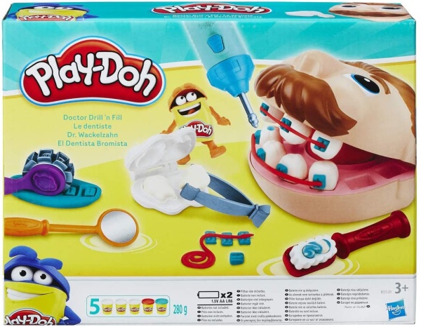 Hasbro B5520EU50 Play-Doh Dr. Wackelzahn Knete Spielset