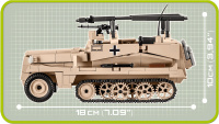 COBI 2526 HC WWII SD.KFZ. 250/3 - 426 Teile Bausatz
