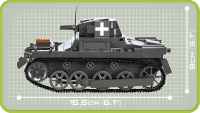 COBI 2534 HC WWII Panzer I Ausf. A 330 Teile Bausatz