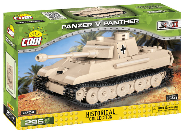 COBI 2704 HC WWII Panzerkampfwagen V Panther 294 Teile Bausatz