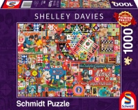 Schmidt 59900 Vintage Gesellschaftsspiele 1000 Teile Puzzle