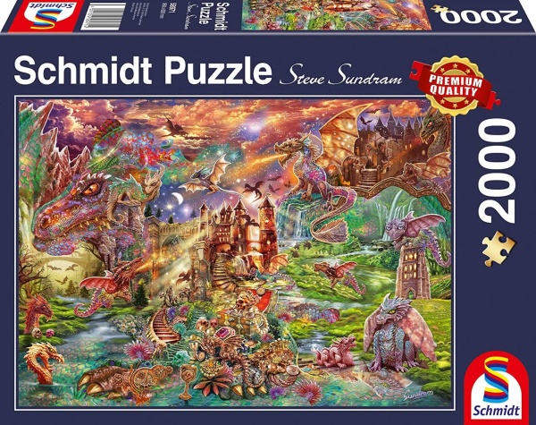 Schmidt 58971 Der Schatz der Drachen 2000 Teile Puzzle