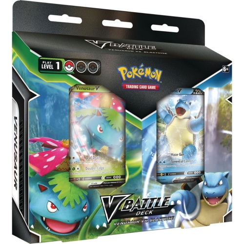 Pokémon TCG: Venusaur V & Blastoise V Battle Deck Bundle (Englisch)