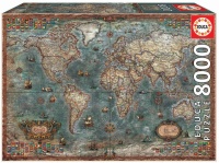 Educa 18017 Antike Weltkarte 8000 Teile Puzzle
