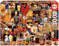 Educa 17970 Bier Vintage Schilder 1000 Teile Puzzle