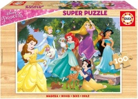 Educa 17628 Disney Prinzessin 100 Teile Holzpuzzle