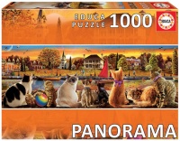 Educa 18001 Katzen am Quai 1000 Teile Puzzle
