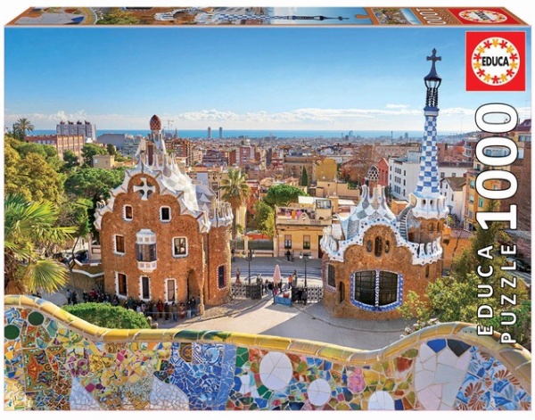 Educa 17966 Sicht auf Barcelona 1000 Teile Puzzle