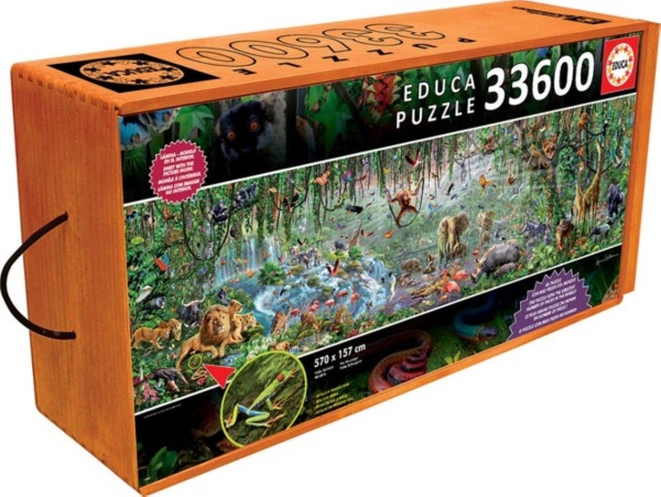 Educa 16066 Tier- und Pflanzenwelt 33600 Teile Puzzle