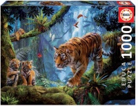 Educa 17662 Tiger in den B&auml;umen 1000 Teile Puzzle