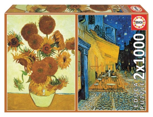 Educa 18491 Van Gogh 2x1000 Art Collection Puzzle