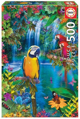 Educa 15512 Vögel in den Tropen 500 Teile Puzzle