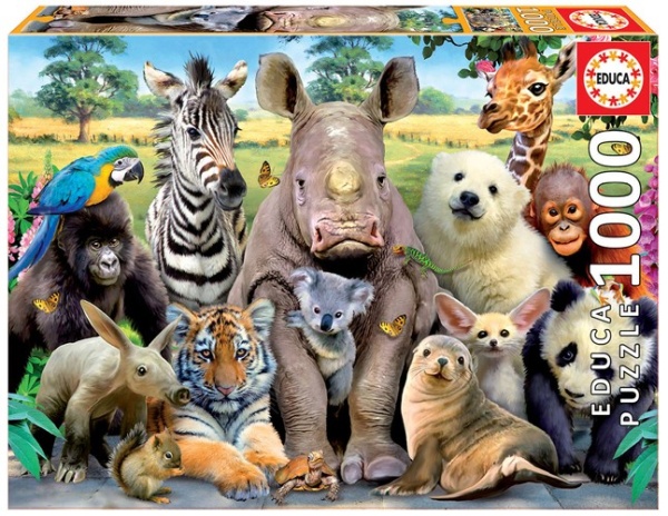 Educa 15517 Zootiere 1000 Teile Puzzle