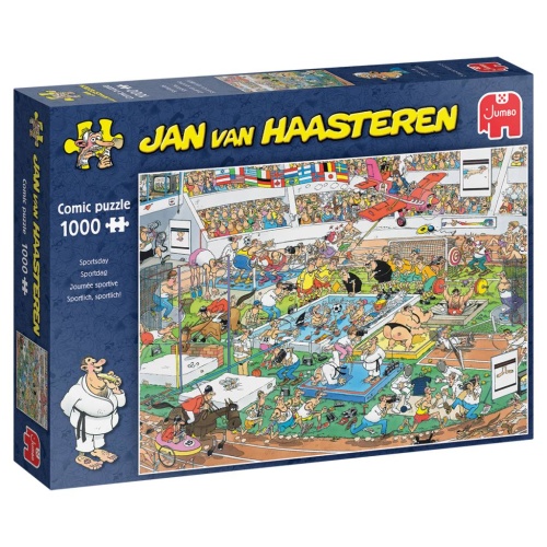 Jumbo 81906 Jan van Haasteren - Sportlich, sportlich! 1000 Teile Puzzle TOYMI Exclusive