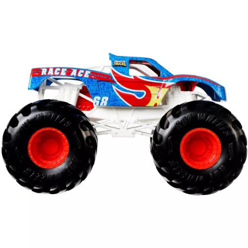 Mattel GTJ37 Hot Wheels Monster Trucks 1:24 Die-Cast Race Ace
