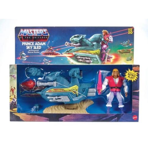 Mattel GPP30 Masters of the Universe Origins Skysled Prinz Adam Schlitten (für 14 cm Figuren)