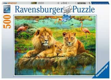 Ravensburger 16584 Löwen in der Savanne 500 Teile Puzzle