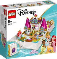 LEGO&reg; 43193 Disney Princess M&auml;rchenbuch Abenteuer mit Arielle, Belle, Cinderella und Tiana