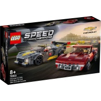 LEGO&reg; 76903 Speed Champions Chevrolet Corvette C8.R &amp; 1968 Chevrolet Corvette