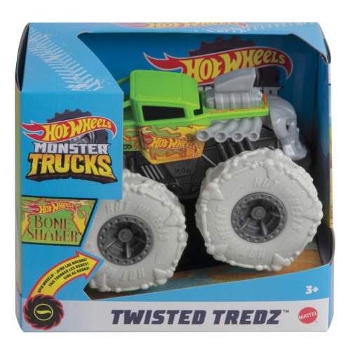 Mattel GVK38 Hot Wheels Monster Trucks Twisted Tredz Bone Shaker