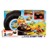 Mattel GVK48 Hot Wheels Monster Trucks 1:64 Stunt-Reifen Spielset