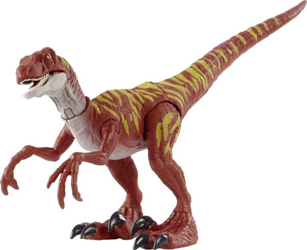 Mattel HBX31 Jurassic World Dino Rivals Dino-Angriff Velociraptor