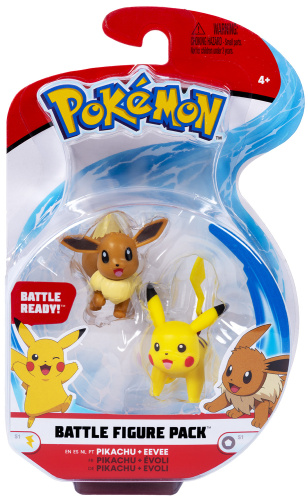 Pokemon Battle Figure Pack Pikachu + Evoli