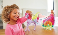 Mattel GJK53 Barbie Dreamtopia Prinzessin, Pegasus &amp; Kutsche