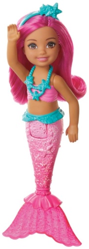Mattel GJJ86 Barbie Chelsea Meerjungfrau Puppe (pink)