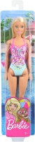 Mattel GHW37 Barbie Beach Puppe (rosa, blau)